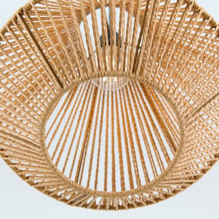 Suspension filaire JUNGLE 1xE27/40W/230V d. 31 cm chanvre