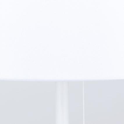Lampe de table avec port USB LUDWIG 1xE27/40W/230V 50 cm blanc