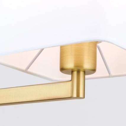 Tafellamp CARLTON 1xE27/40W/230V wit/goud