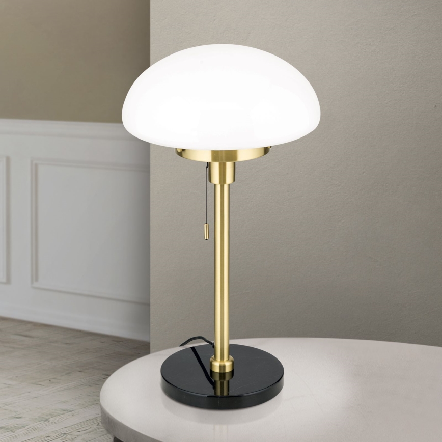 Tafellamp SPARTA 1xE27/40W/230V goud/zwart