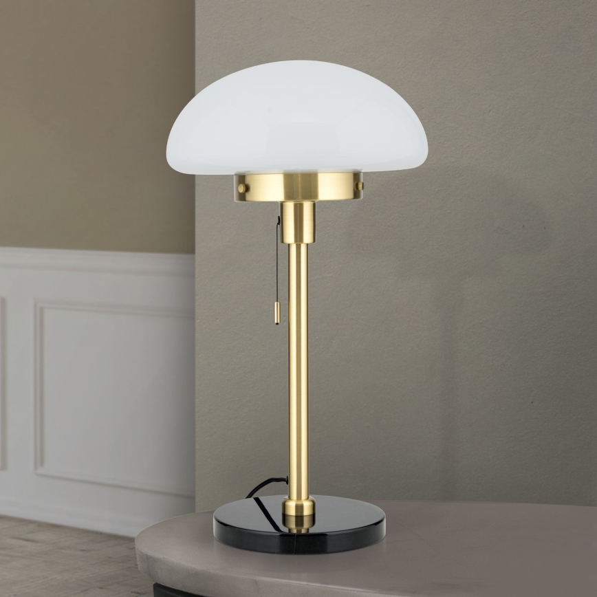 Tafellamp SPARTA 1xE27/40W/230V goud/zwart