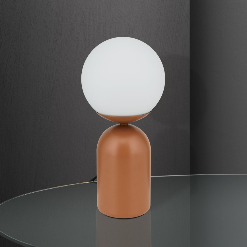 Lampe de table STANLEY 1xE14/25W/230V céramique/marron