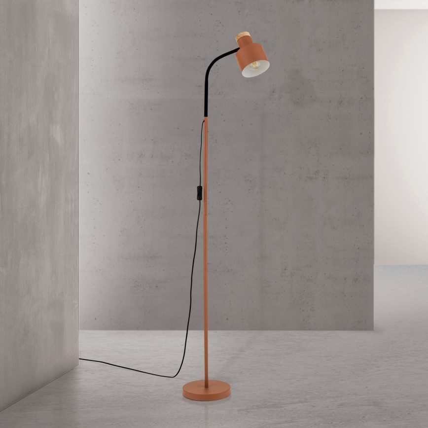 Lampadaire GILI 1xE27/40W/230V, coloris brique