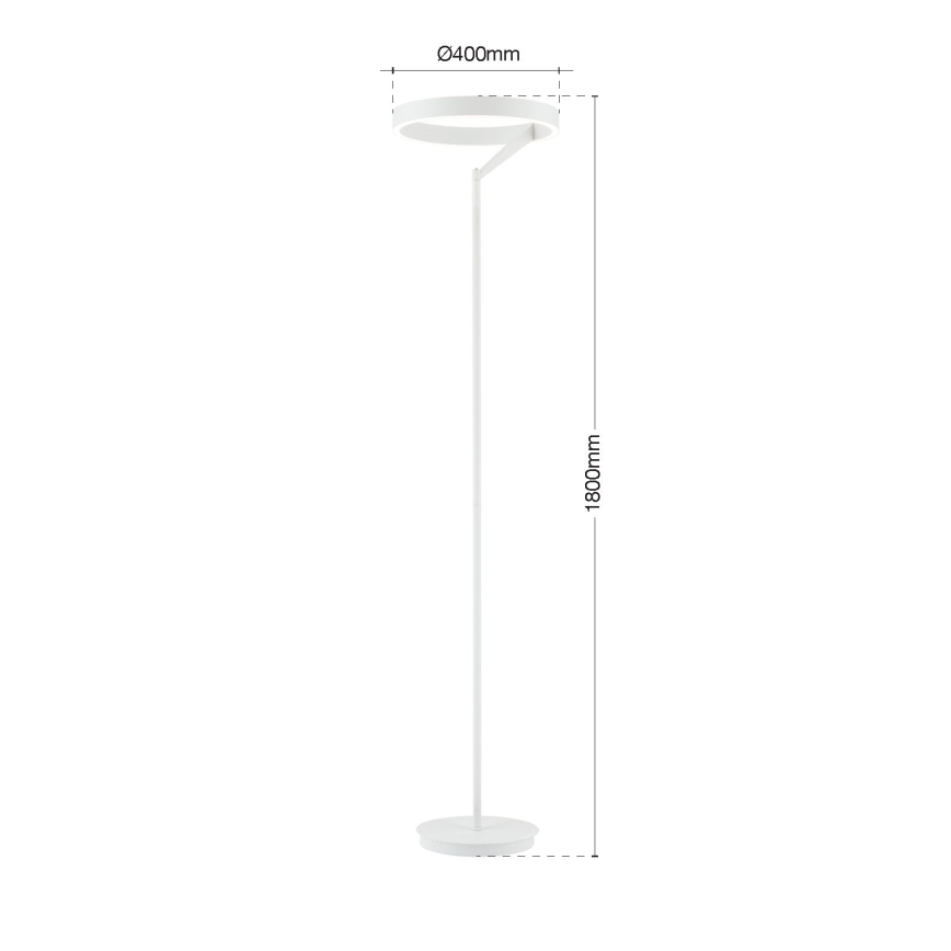 Lampadaire LED dimmable KOLK LED/40W/230V 2700/4000K blanc