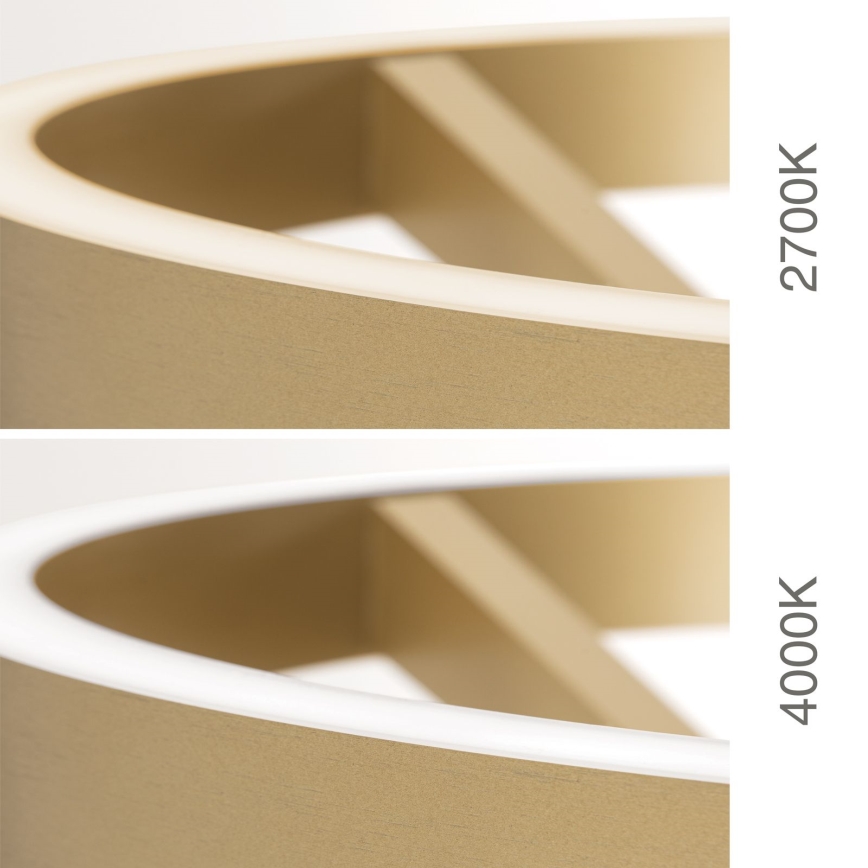 Lampadaire LED dimmable KOLK LED/40W/230V 2700/4000K doré