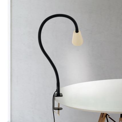 Lampe de table flexible à pince DOTTY 1xGU10/10W/230V beige/noir