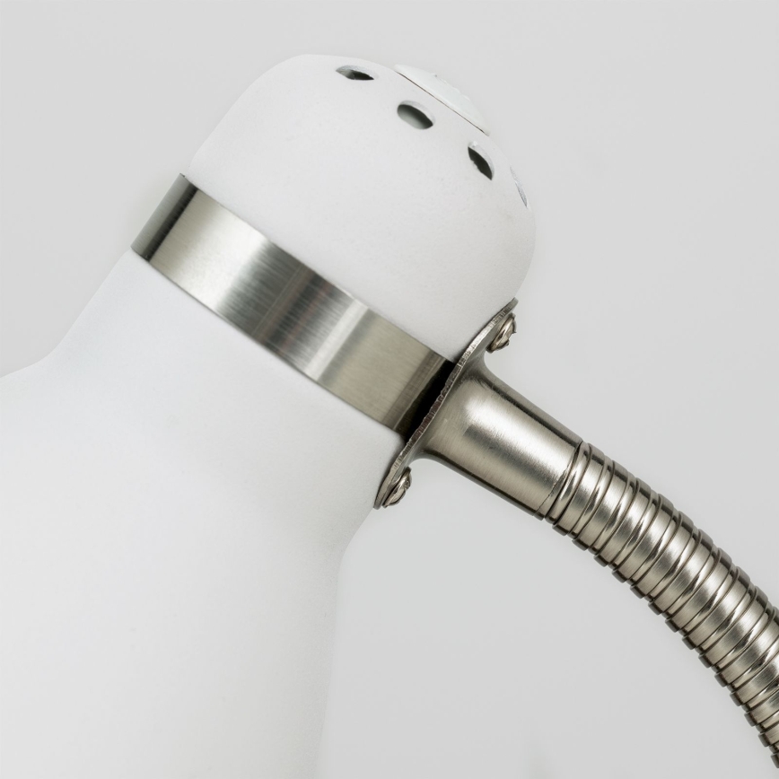 Lampe de bureau SCHOOL 1xE27/40W/230V blanche/chrome mat