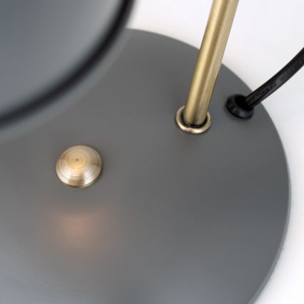 Lampe de table FEDRA 1xE14/40W/230V grise/laiton