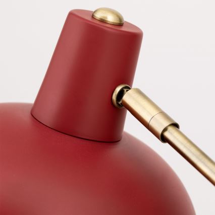 Lampe de table FEDRA 1xE14/40W/230V rouge/laiton