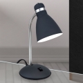 Orion - Lampe de table SCHOOL 1xE27/40W/230V noire/chrome mat