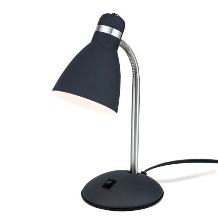 Lampe de table SCHOOL 1xE27/40W/230V noire/chrome mat