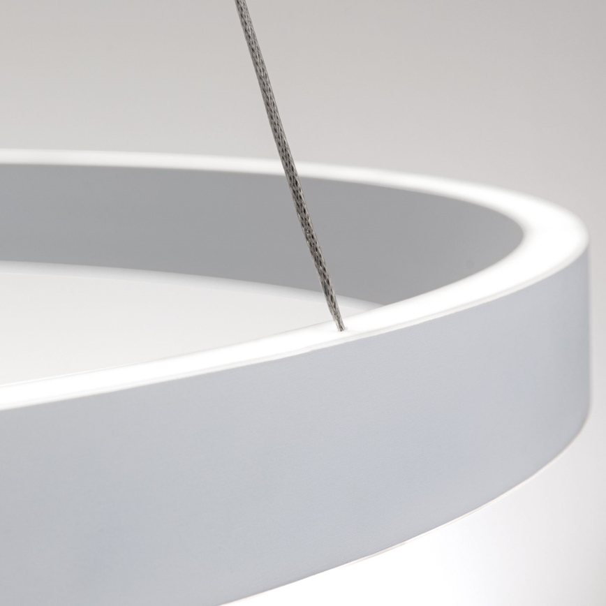 dimbare LED-hanglamp aan een kabel KOLK LED/80W/230V 2700/3000/4000K Ø 80 cm wit