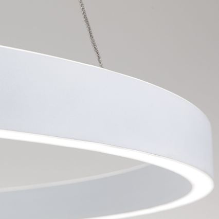dimbare LED-hanglamp aan een kabel KOLK LED/80W/230V 2700/3000/4000K Ø 80 cm wit