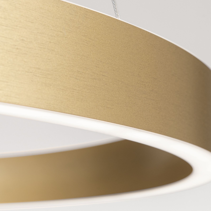 LED dimbare pendellamp aan kabel KOLK LED/60W/230V 2700/3000/4000K Ø 60 cm goud