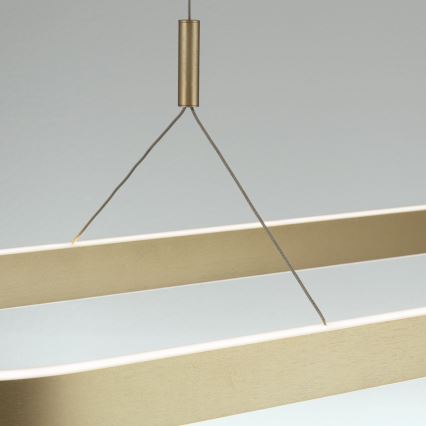 LED-kroonluchter aan kabel CARRARA LED/80W/230V 2700/3000/4000K goud