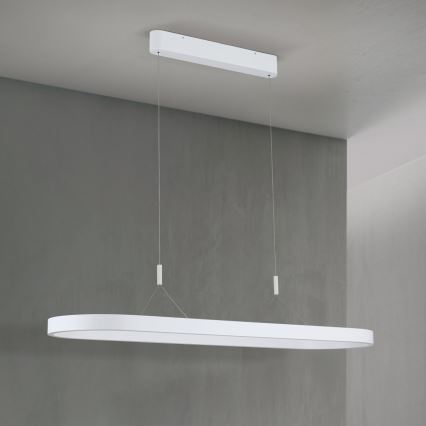 LED-kroonluchter aan kabel CARRARA LED/80W/230V 2700/3000/4000K wit