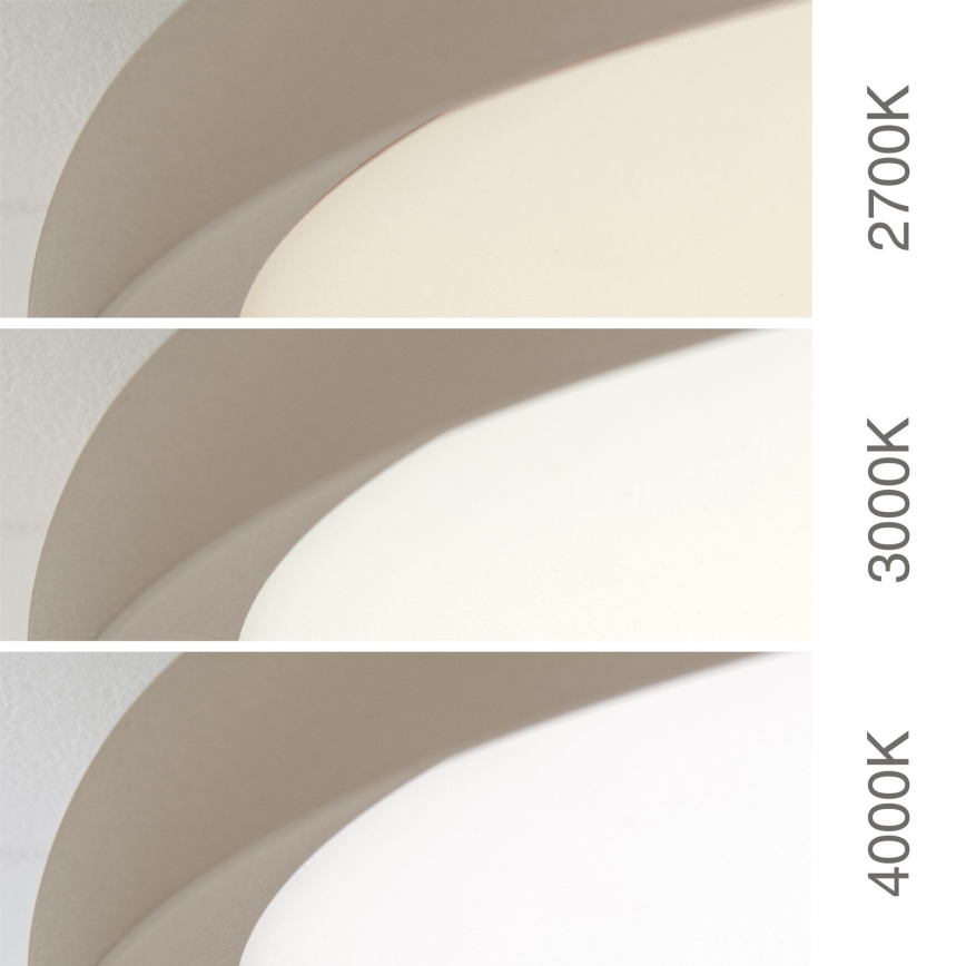 LED-plafondlamp KANT LED/30W/230V 2700/3200/4000K Ø 40 cm beige