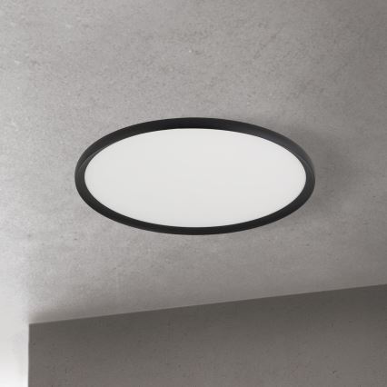 LED plafondlamp KANT LED/50W/230V 2700/3200/4000K Ø 60 cm zwart