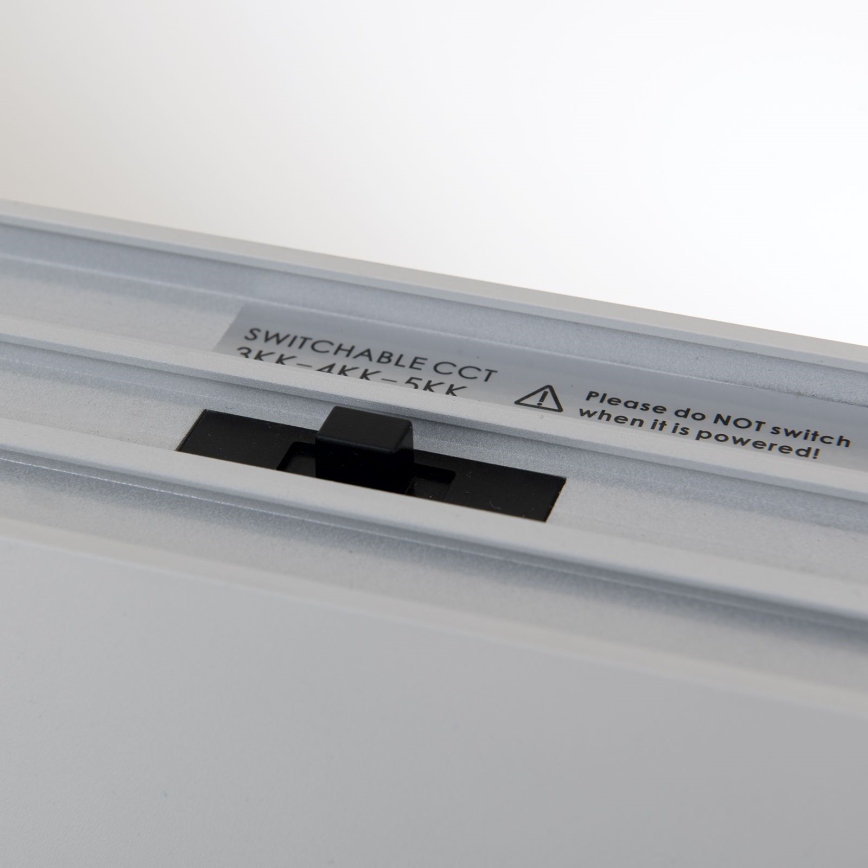 Luminaire LED plafond/suspension 2 en 1 PALKKI LED/38W/230V 3000/4000/5000K gris