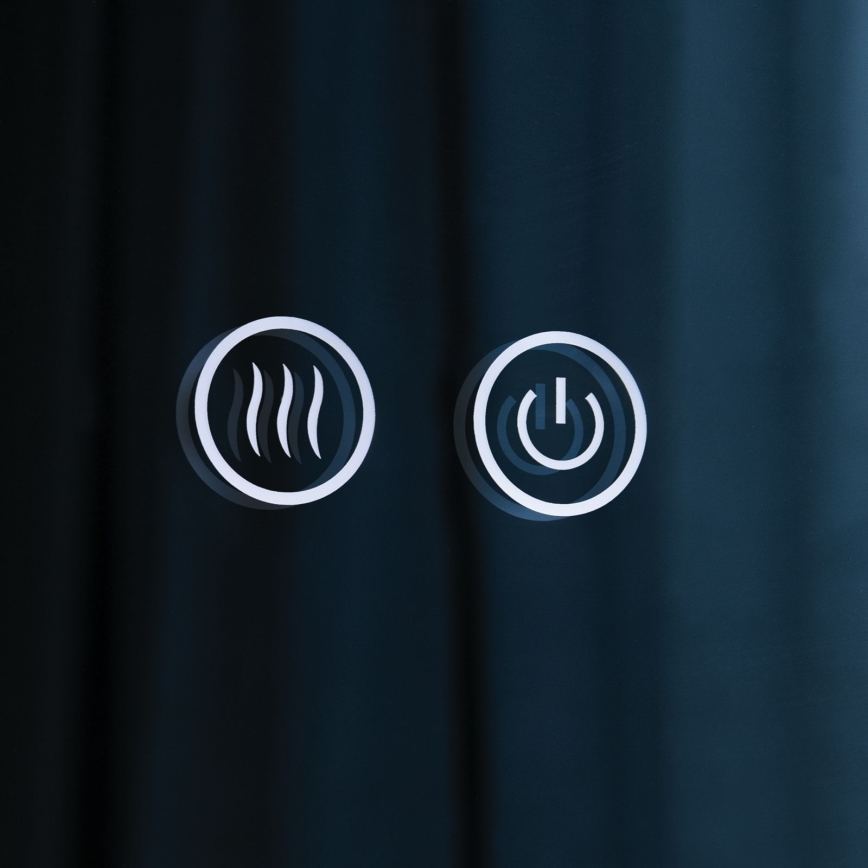 LED-badkamerspiegel, verwarmd, wandmodel met achtergrondverlichting FOCUS LED/27W/230V 3000/4200/6000K Ø 80 cm IP44