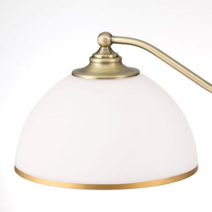 Hanglamp aan een ketting OLD LAMP 3xE27/40W/230V diameter 65 cm wit/messing