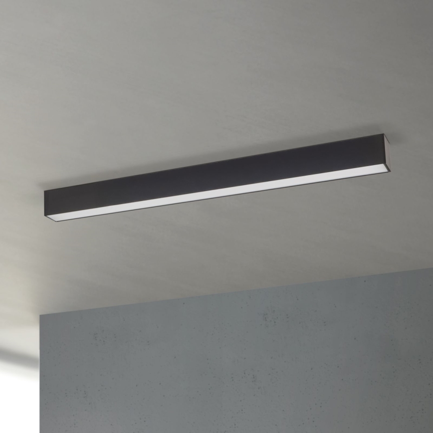 Plafonnier/suspension LED 2 en 1 PALKKI LED/38W/230V 3000/4000/5000K noir