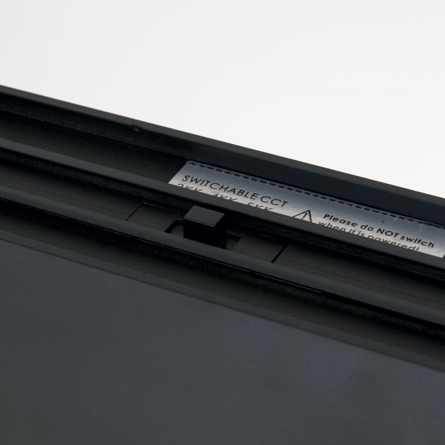 Plafonnier/suspension LED 2 en 1 PALKKI LED/38W/230V 3000/4000/5000K noir