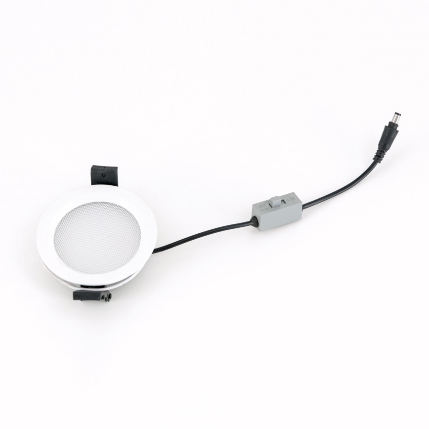 Spot encastré LED dimmable pour salle de bains OFFICE LED/10W/230V 3000/4000/6000K Ø 9,5 cm UGR19 IP44 blanc