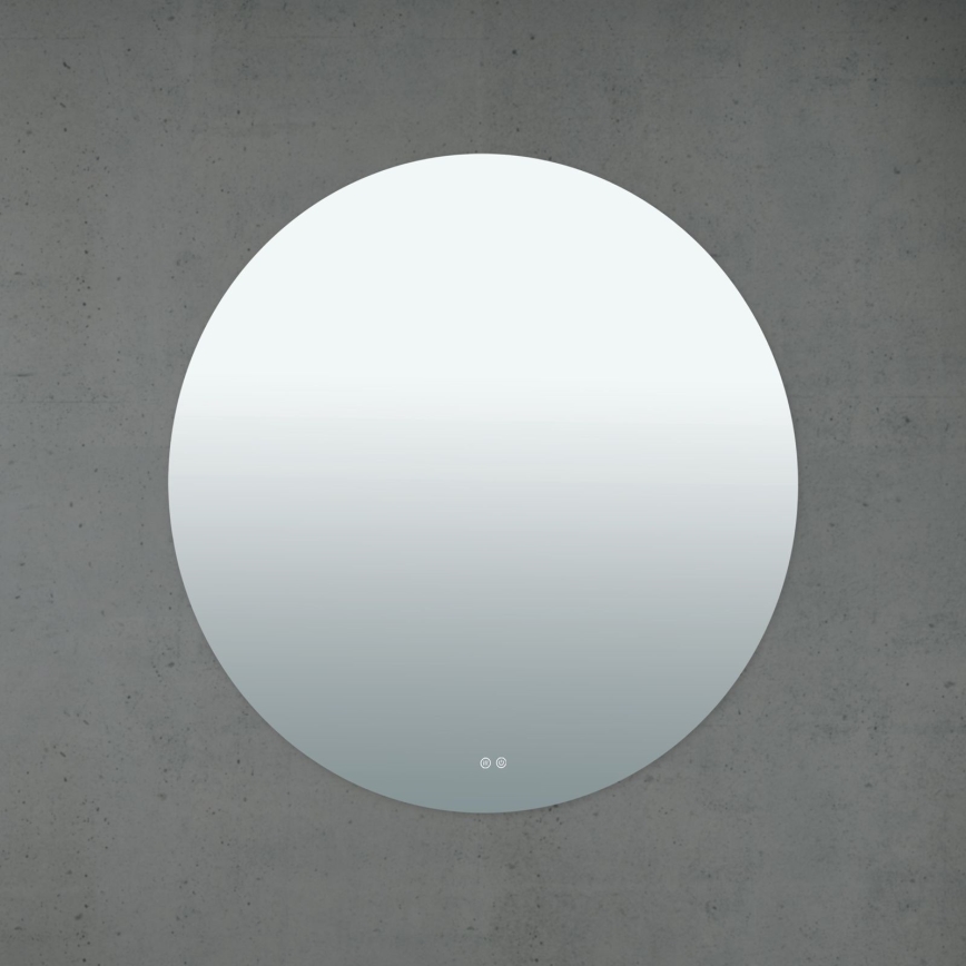 Miroir mural chauffant LED pour salle de bains avec rétroéclairage FOCUS LED/30W/230V 3000/4200/6000K Ø 100 cm IP44