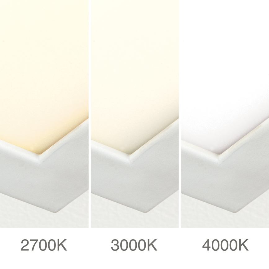 Panneau LED DISC en saillie à intensité réglable LED/40W/230V 2700/3000/4000K 115x30 cm blanc