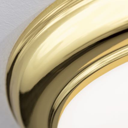 Plafondlamp EMPIRA 2xE27/40W/230V pr. 35,5 cm goudkleurig