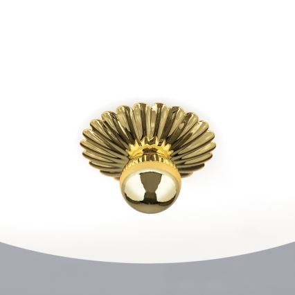 Plafondlamp EMPIRA 2xE27/40W/230V pr. 35,5 cm goudkleurig