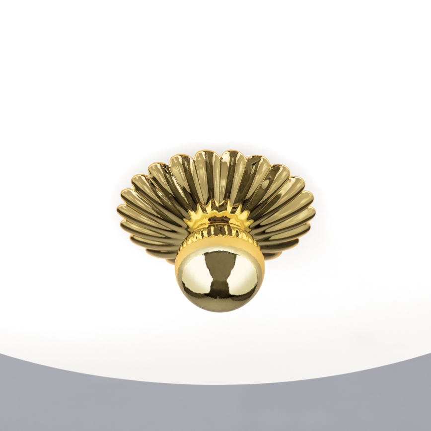 Plafondlamp EMPIRA 2xE27/40W/230V pr. 35,5 cm goudkleurig