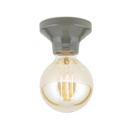 Plafondlamp FROST 1xE27/60W/230V grijs