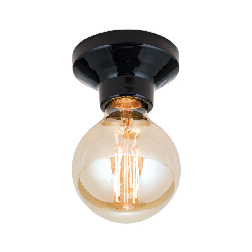 Plafondlamp FROST 1xE27/60W/230V zwart