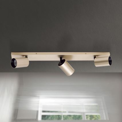 plafondspot SEAN 3xGU10/13W/230V goudkleurig