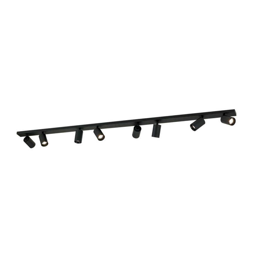 Plafondspot SEAN 8xGU10/13W/230V zwart