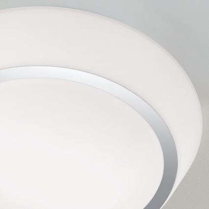 Plafonnier de salle de bains TENA 2xE27/60W/230V Ø 30 cm IP44 blanc