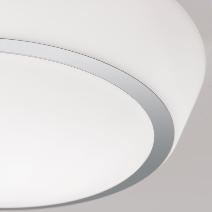 Plafonnier de salle de bains TENA 2xE27/60W/230V Ø 30 cm IP44 blanc