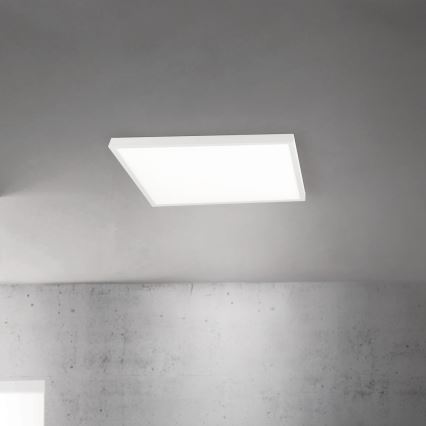 Plafonnier LED dimmable DISC LED/46W/230V 2700/3000/4000K 59x59 cm blanc