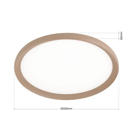 Plafonnier LED KANT LED/30W/230V 2700/3000/4000K Ø 40 cm beige