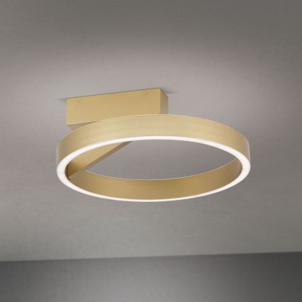Plafonnier LED KOLK LED/40W/230V 2700/3000/4000K Ø 40 cm doré