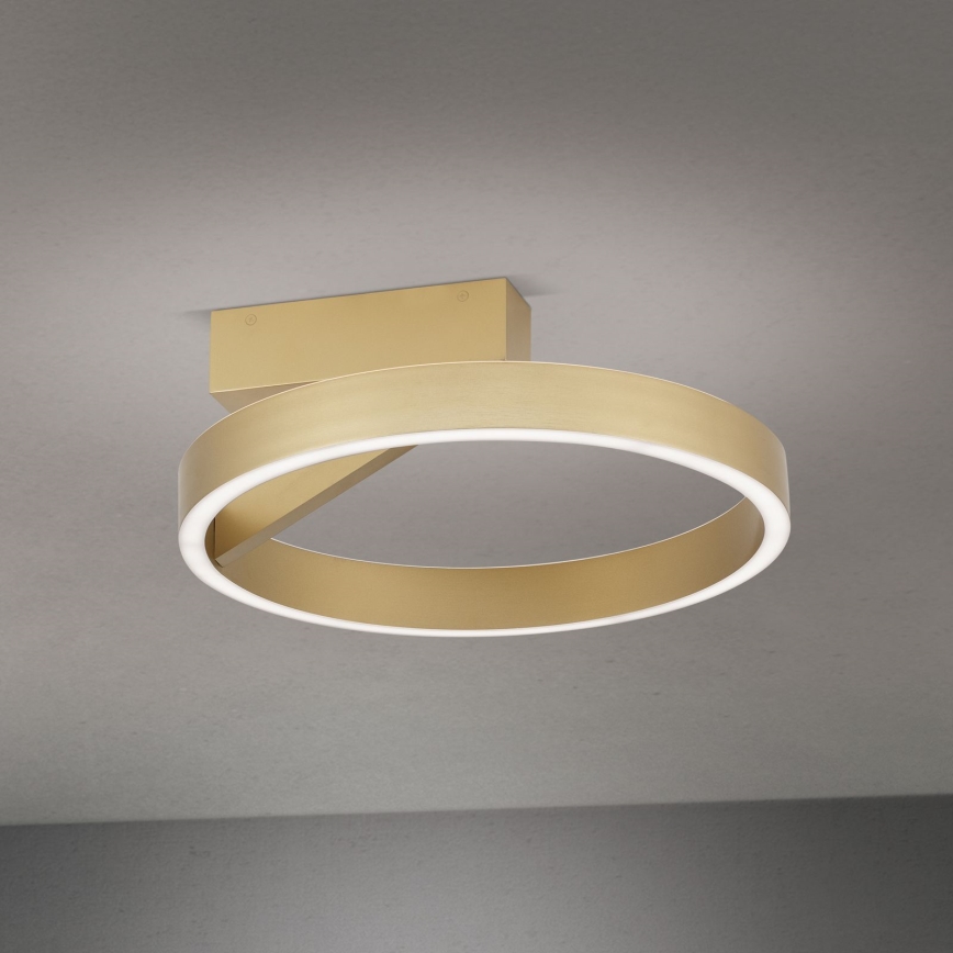 Plafonnier LED KOLK LED/40W/230V 2700/3000/4000K Ø 40 cm doré