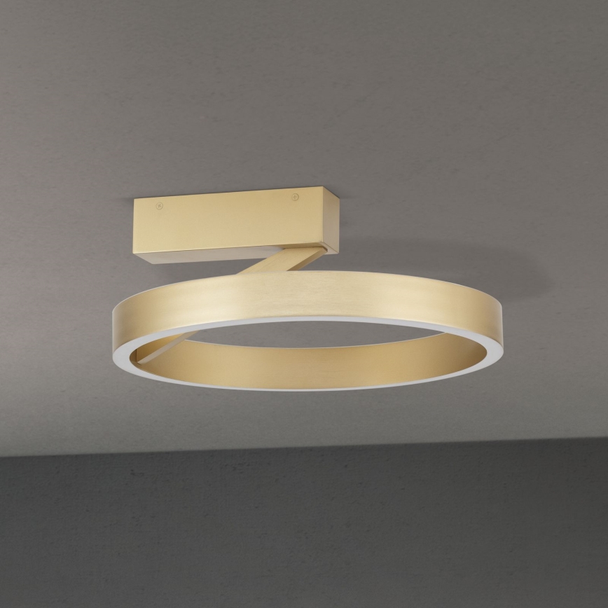 Plafonnier LED KOLK LED/40W/230V 2700/3000/4000K Ø 40 cm doré