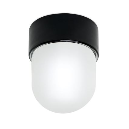Plafonnier OSTIA 1xE27/40W/230V Ø 9,8 cm noir