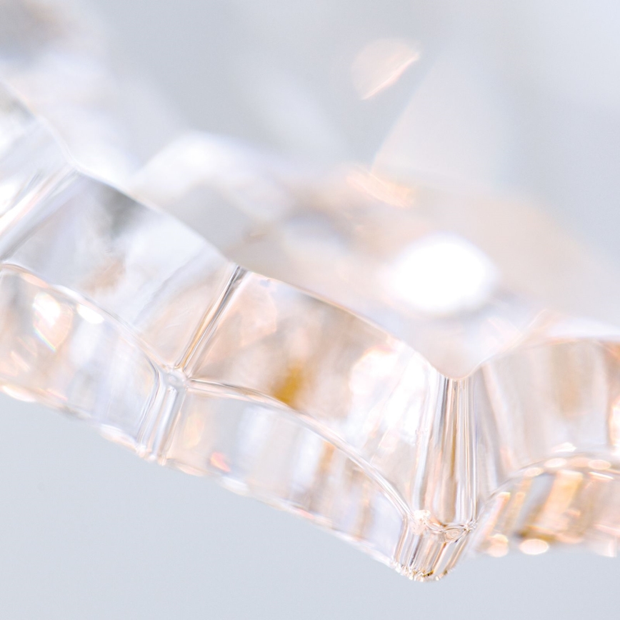 Plafonnier RITA 1xG9/40W/230V Ø 9 cm chromé brillant