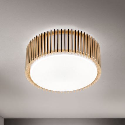 Plafonnier TARTA 3xE27/40W/230V Ø 40 cm beige
