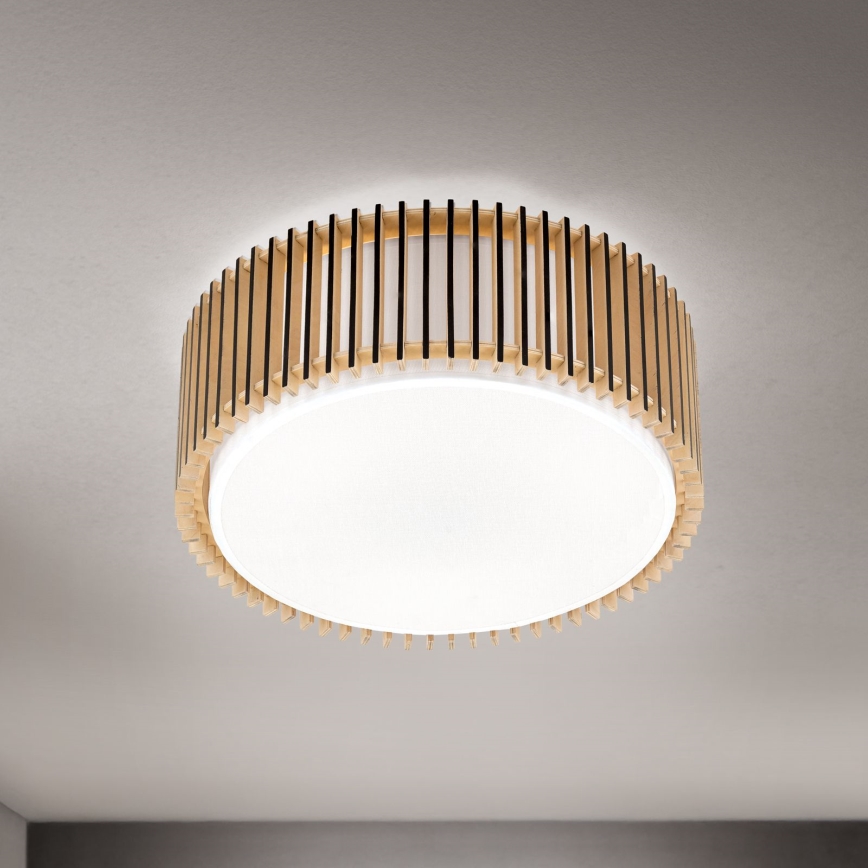 Plafonnier TARTA 3xE27/40W/230V Ø 40 cm beige
