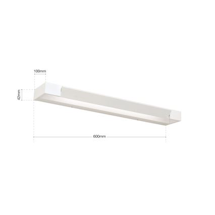 Éclairage de miroir salle de bain MARILYN LED/18W/230V 60 cm IP44 blanc