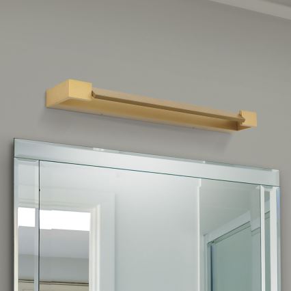 LED Badkamer spiegelverlichting MARILYN LED/18W/230V 60 cm IP44 goud